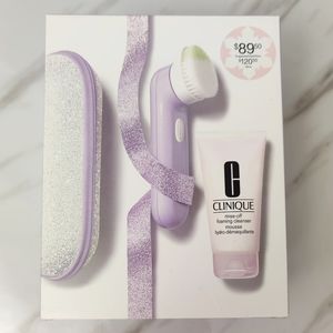 Brand New Clinique Unisex Sonic System Purifying Cleansing Brush Set